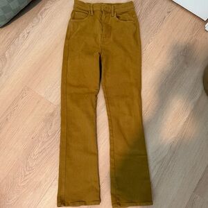 Mother Denim High Waisted Smokin Double Ankle